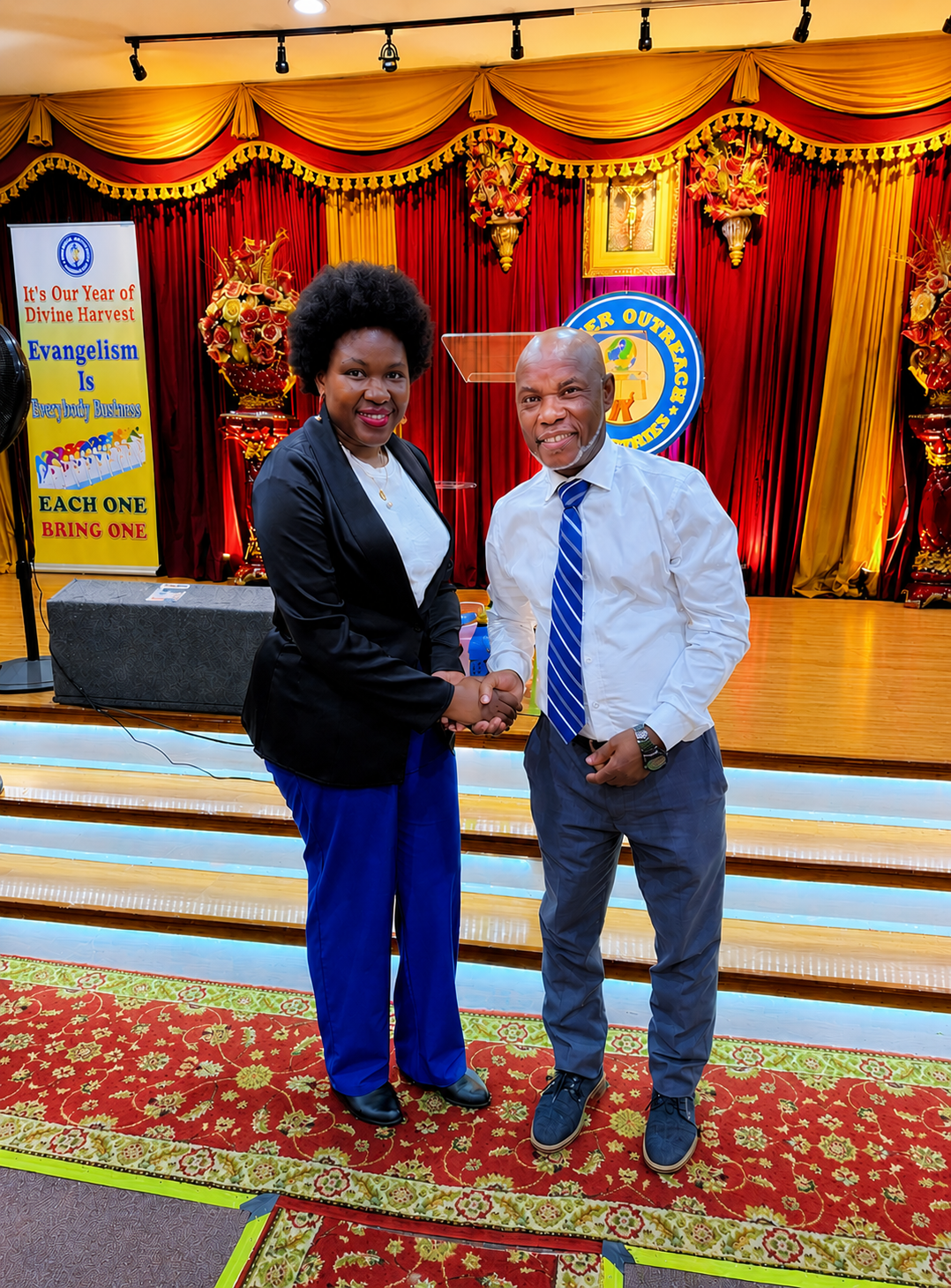 Ministry fellowship — handshake
